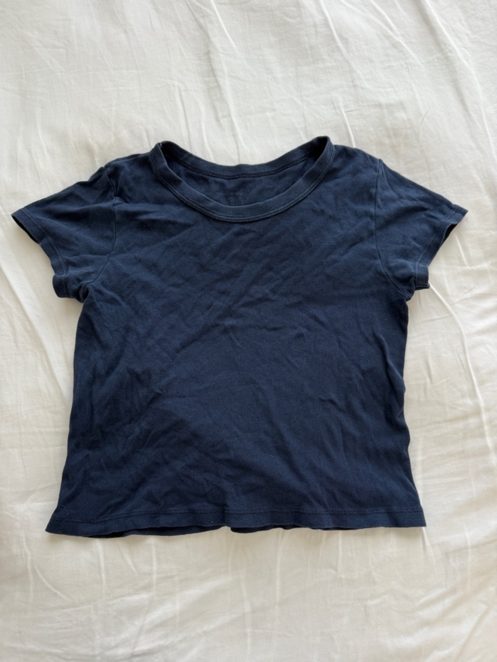 Brandy Melville Navy Blue Short Sleeve Tee